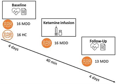 Twenty-Four-Hour Heart Rate Is a Trait but Not State Marker for Depression in a Pilot Randomized Controlled Trial With a Single Infusion of Ketamine